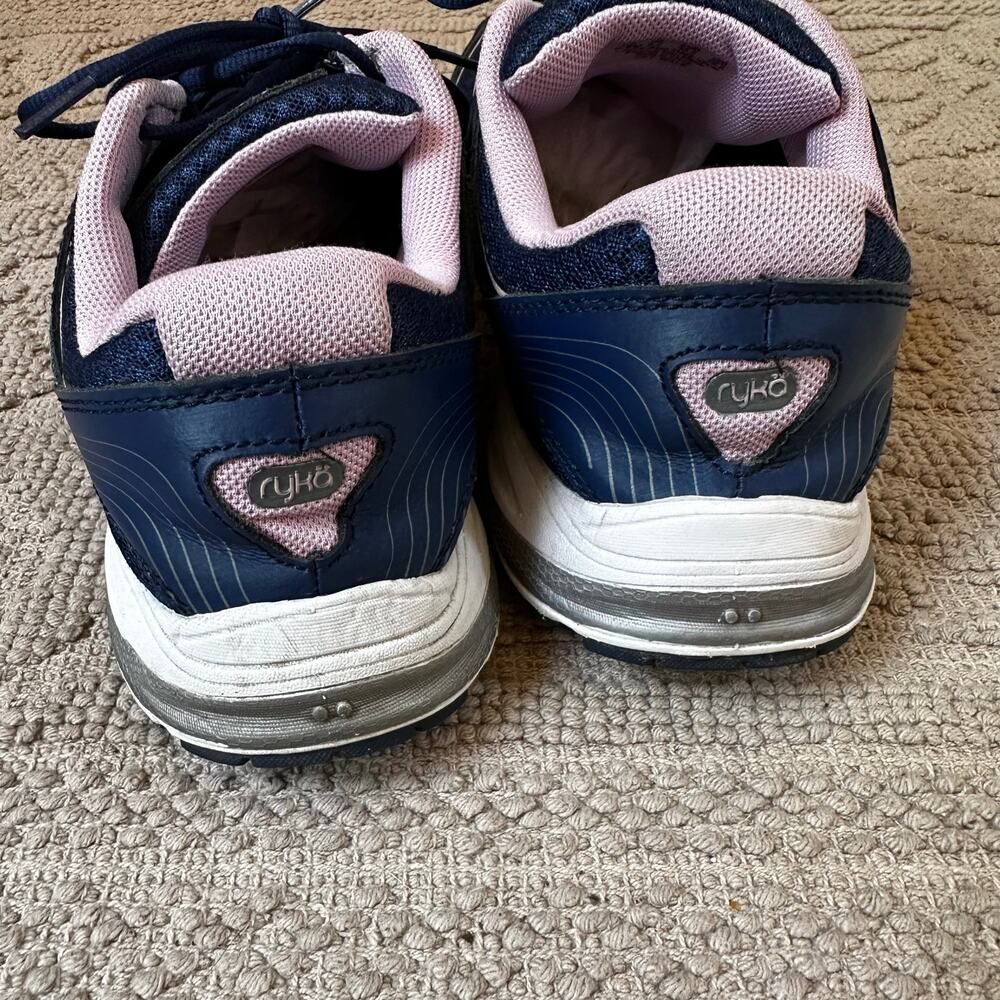 Ryka Sky Walk blue light purple lace up walking sneakers SIZE 9.5M - Picture 5 of 8